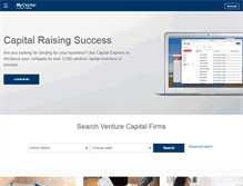 Tablet Screenshot of mycapital.com